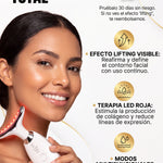 Masajeador Facial LED con EMS, Calor y Vibración