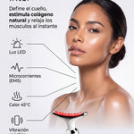 Masajeador Facial LED con EMS, Calor y Vibración