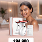 Masajeador Facial LED con EMS, Calor y Vibración